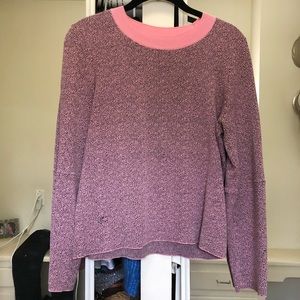 & Other Stories pink and black sweater